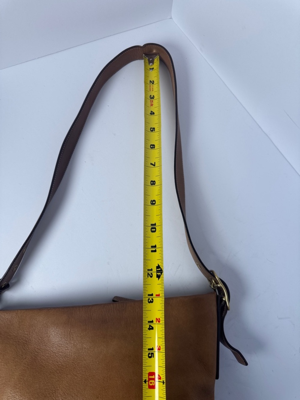 COACH Vintage Y2K 2002 Duffle Sac Bucket Bag Tan Leather Adjustable Shoulder Bag - Picture 10 of 16